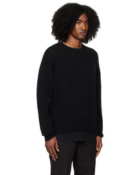 The Viridi-anne Black Layered Sweater