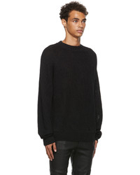 Hope Black Linen Burly Sweater