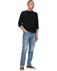 Tanaka Black Linen Cashmere Sweater