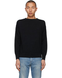 Tanaka Black Linen Cashmere Sweater
