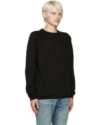 Fanmail Black Linen Sweater