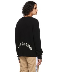 Palm Angels Black Logo Sweater