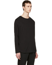 Helmut Lang Black Long Sleeve T Shirt