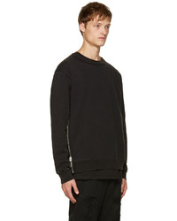 Palm Angels Black Maxi Puller Pullover