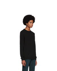 Norse Projects Black Merino Light Sigfred Sweater