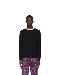 Dries Van Noten Black Merino Sweater