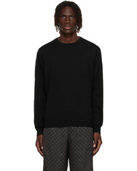 Dries Van Noten Black Merino Wool Sweater