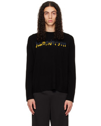 JW Anderson Black Metallic Sweater