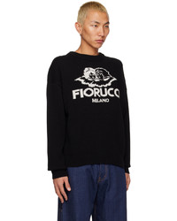 Fiorucci Black Milan Angels Sweater