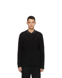 Winnie New York Black Mohair Sweater