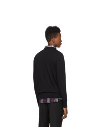 Burberry Black Monogram Collins Sweater