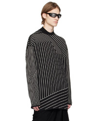 Rick Owens Black Off White Tommy Sweater