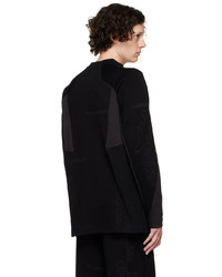 Byborre Black Organic Cotton Sweater