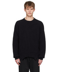 Jil Sander Black Oversized Sweater