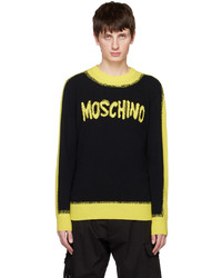 Moschino Black Paint Sweater