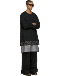 Kidill Black Panelled Combo Pullover