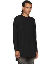 Balmain Black Raglan T Shirt