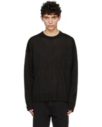 Wooyoungmi Black Rayon Sweater