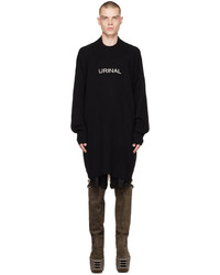Rick Owens Black Recycled Cashmere Tommy Sweater
