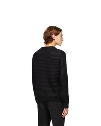 Saint Laurent Black Sailor Knit Sweater
