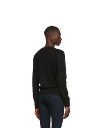 Prada Black Shetland Raglan Sleeve Sweater