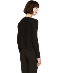 Dsquared2 Black Short Slit Sweater