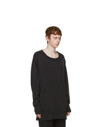 A-Cold-Wall* Black Stone Washed Sweater