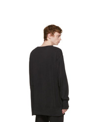 A-Cold-Wall* Black Stone Washed Sweater