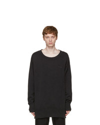 A-Cold-Wall* Black Stone Washed Sweater
