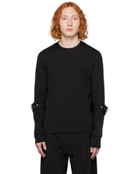 Maximilian Davis Black Stride Sweater