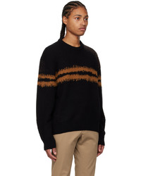 Zegna Black Stripe Sweater