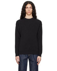 Auralee Black Super Hard Sweater