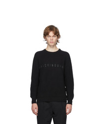 Moschino Black Uomo Crewneck Sweater