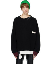 Marni Black Virgin Wool Sweater
