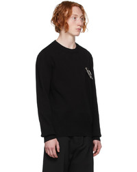 Givenchy Black Viscose Padlock Sweater