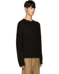 3.1 Phillip Lim Black Wool Boxy Sweater