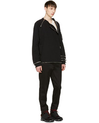 Givenchy Black Zip Pullover