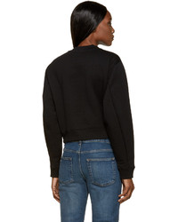Acne Studios Black Zippered Bird Sweatshirt