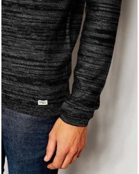 Blend of America Blend Crew Knit Sweater Slim Fit Melange