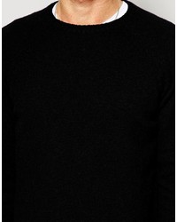 Asos Brand Longline Lambswool Rich Sweater