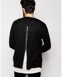Asos Brand Sweater With Back Zip
