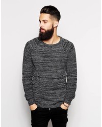 Asos Brand Sweater With Twist Yarn