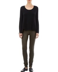 The Row Camille Swing Sweater Black