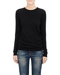 Barneys New York Cashmere Pullover Sweater Black Size S