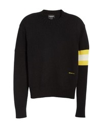 Calvin Klein 205W39nyc Cashmere Stripe Sleeve Sweater