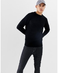 D-struct Chunky Waffle Knit Jumper