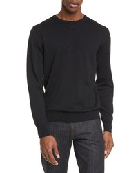 Canali Classic Fit Cotton Crewneck Sweater