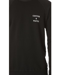 Quality Peoples Coffee Waves Crew Sweatshirt