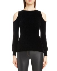 Loewe Cold Shoulder Chenille Sweater