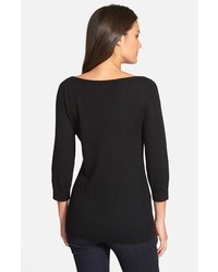 Nordstrom Collection Bateau Neck Cashmere Sweater